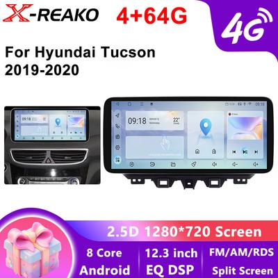 Android QLED экран 12.3INCH DSP RDS для Hyundai Tucson 2019-2020 автомобильный радиоприемник мультимедиа видеоплеер GPS Carplay стерео 4G 5G WIFI