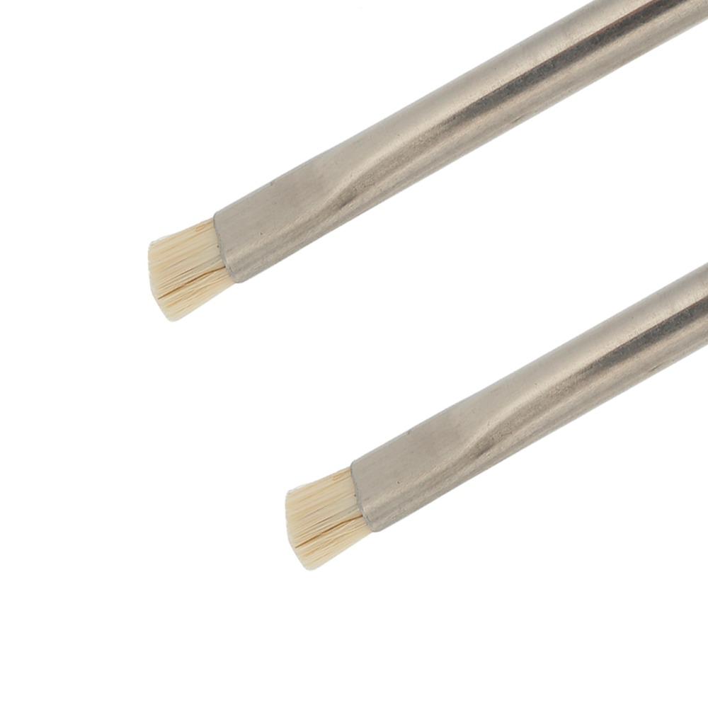 2Pcs Double Head Anti-static Brush Short Bristle Phone Tablet Repair Tool Phone Accessories