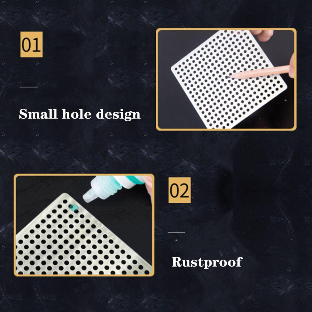Drain Cover Bathroom Accessories Floor Drain Pad Square Drain Cover Sink Strainer Hair Filter