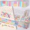 Journal GO 5x200cm Colorful Sugar Dot PET Tape Stickers Scrapbooking DIY Journal Diary Planner Card Craft Masking Tape