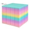 Kids Stress Relief Toys 3D Printed Slippery Cube Toy, Telescopic Adults Decompression Pocket Size Flexible Toy for Calming Sensory Tools