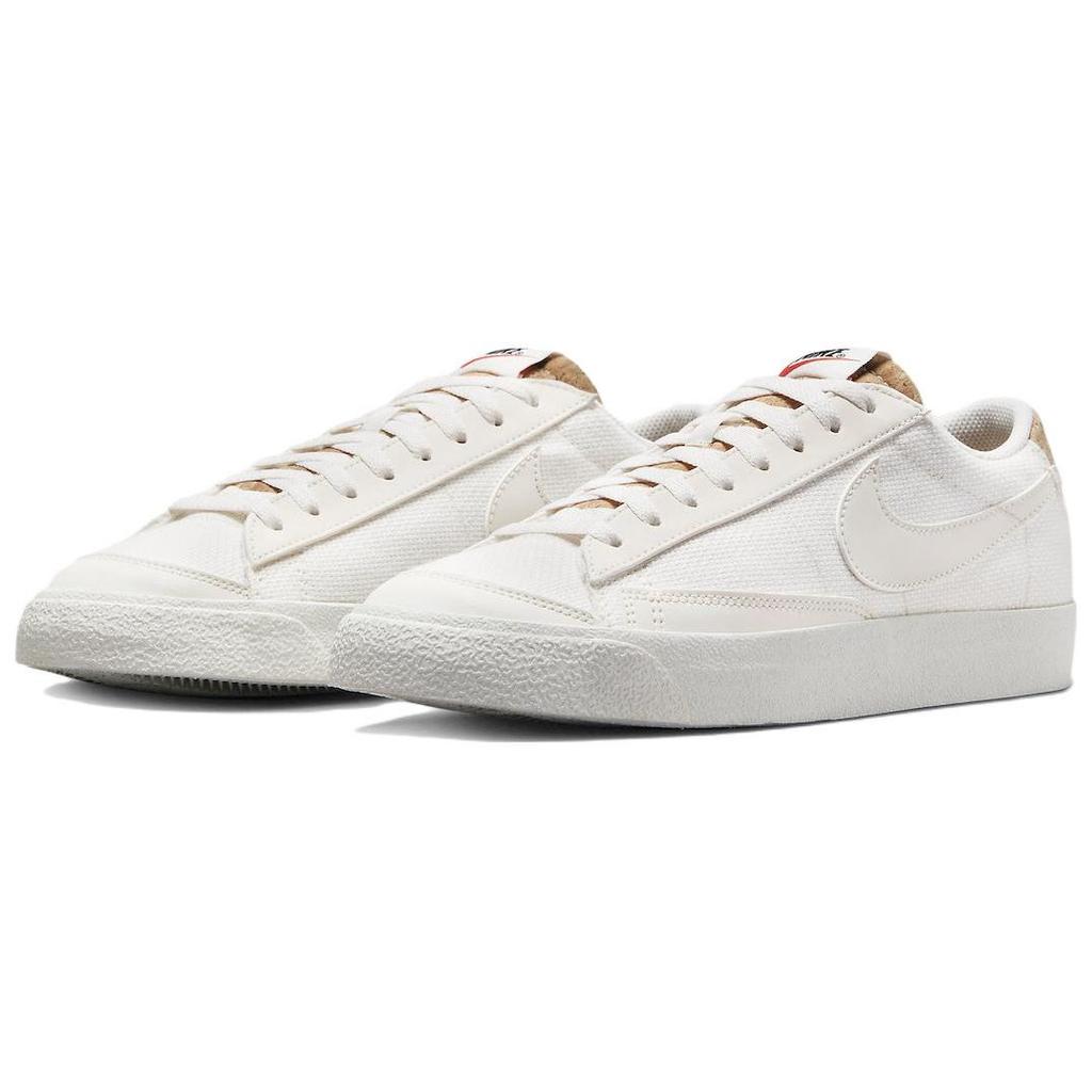 Nike Blazer Low 77 Premium Cork Мужские кроссовки кремовые Phantom Light-Bone DV7231-001