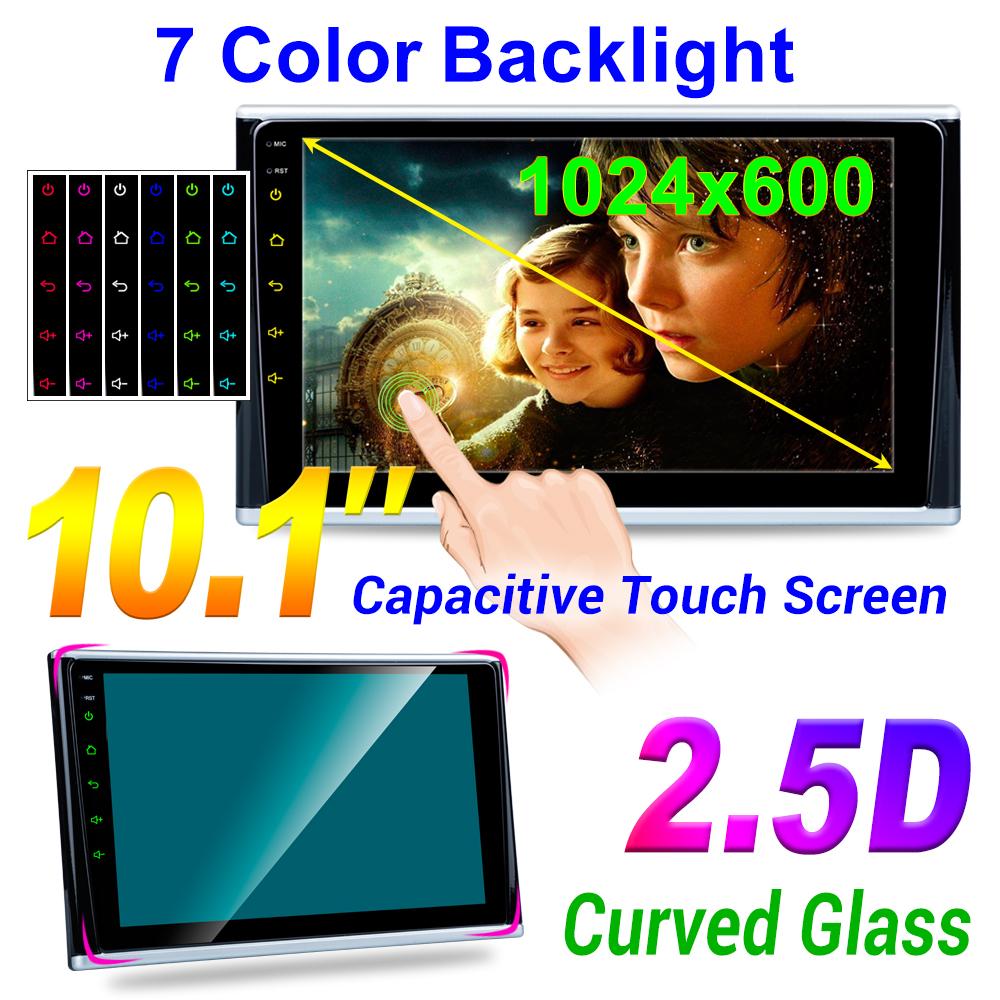 Монитор в подголовнике автомобиля, 10,1 дюйма, IPS, 4K, 1080P, Android 10, планшетный ПК, Wi-Fi, BT, HDMI, зеркальное отображение на задних сиденьях, 2 + 32