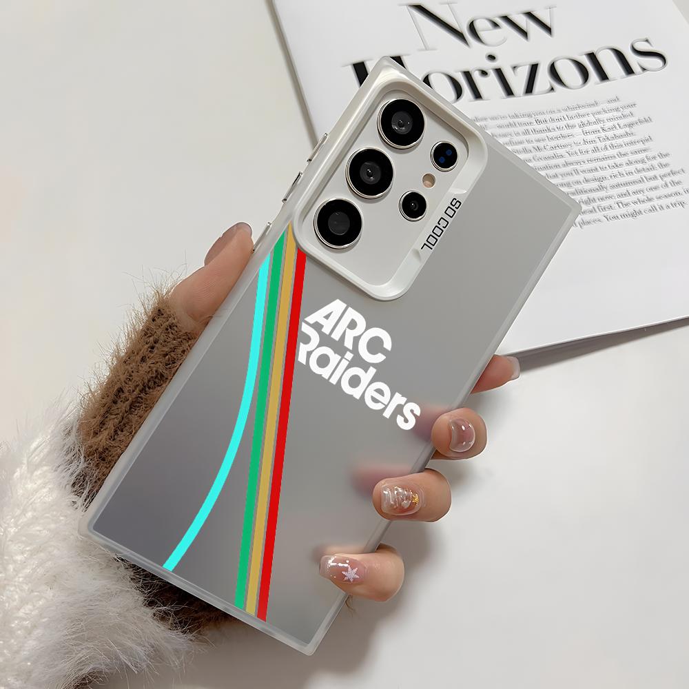 Game A-ARC Raiders Phone Case For Samsung Galaxy S25 Edge S24 S23 S22 S21 S20 Ultra Funda Silicone Silver Cover