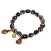 Incense Ash Prayer Bracelet Colorful Enamel Lucky Charm Bracelet Glass Bead Bracelet  Men