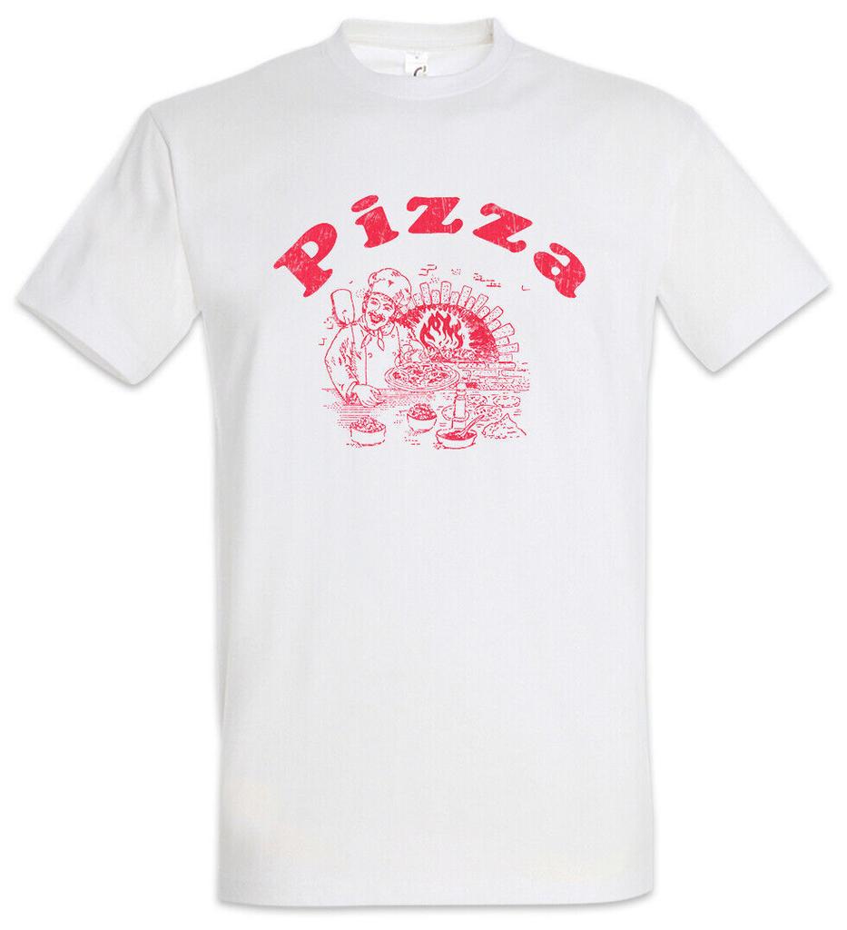 Pizza Box II T-Shirt Mens Womens Tees Top Maker Italia Fun Symbol Sign Logo Fire Pizzeria Italian