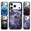 Чехол для телефона 'Свирепый Волк' для iPhone 17 Air 16 15 14 13 12 11 Pro Max Plus