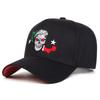 Унисекс Бейсболки с вышивкой черепа Весна и Осень Уличные Регулируемые Повседневные Кепки Шляпа от солнца Спортивная Кепка