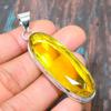 Citrine Gemstone 925 Sterling Silver Handmade Wonderful Jewelry Pendant
