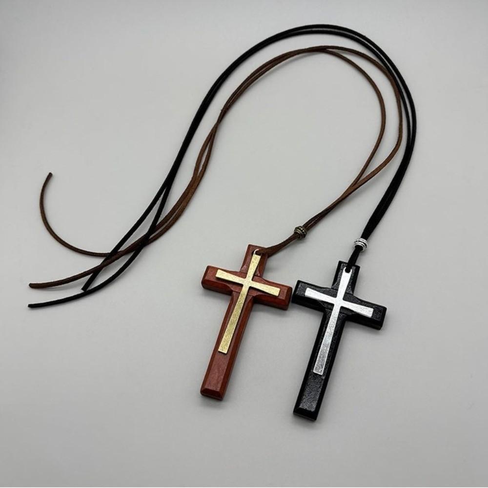 Unisex Design Rope Choker Chain Handmade Rear View Mirror Charm Necklace For Men Women