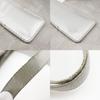 CHANEL Tote MM Tote Bag A15991 New travel line Silver Nylon canvas Women Used