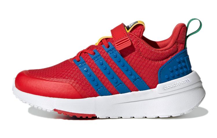 LEGO x Adidas Racer Tr 1.0 EL K Износостойкие Низкие Детские Беговые Кроссовки Красный Синий Детские GX3183