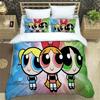 3D Мультяшные комплекты постельного белья P-Powerpuff-Girls изысканный набор постельных принадлежностей пододеяльник набор одеяло комплект постельного белья роскошный подарок на день рождения