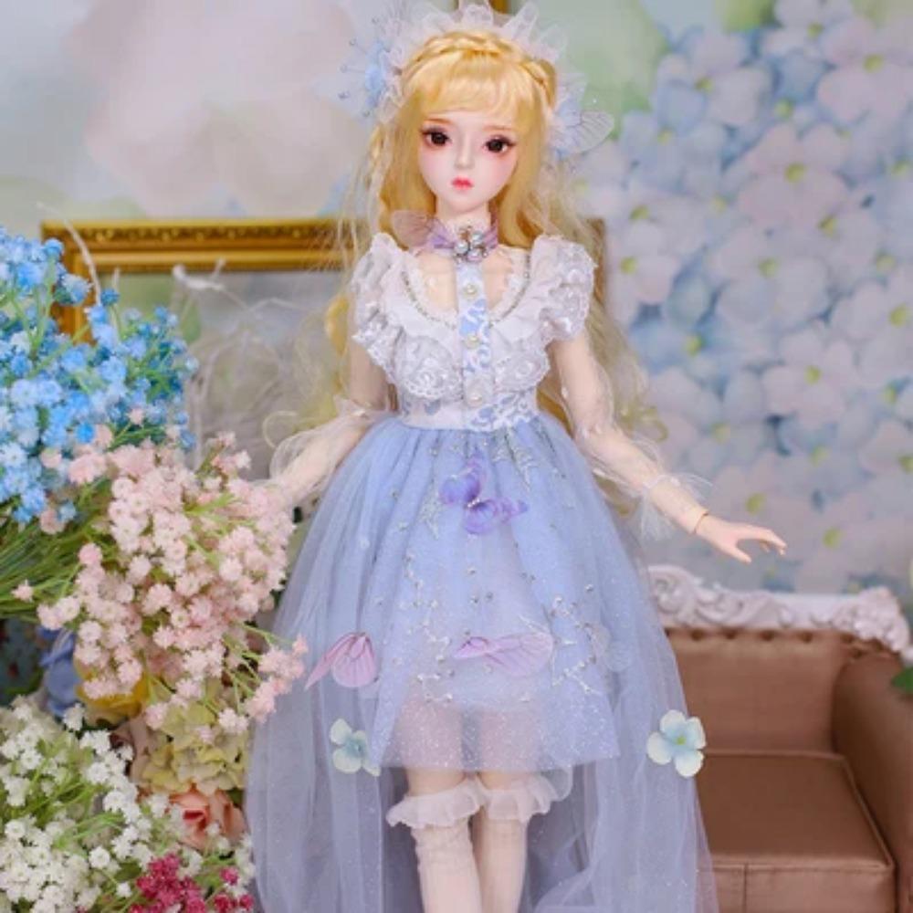 Специальная цена Кукла DBS 1/3 BJD Механическое шарнирное тело С макияжем Включая волосы глаза одежду Рост 62 см Мечта девочки фея