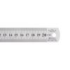 uxcell Stainless Steel Ruler, Straight Edge Measuring Tool for Woodworking, Painting, and Crafts, 20cm Long X 0.7mm Thick X 26mm Wide, Silver Tone