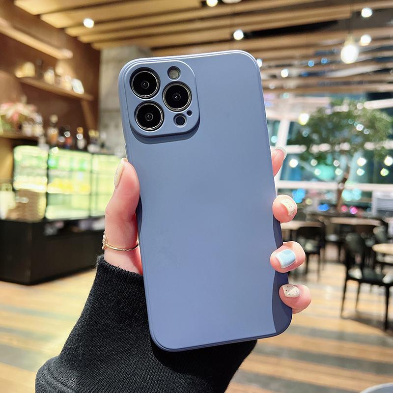 Мягкий квадратный жидкий силиконовый чехол для телефона с полным покрытием противоударный защитный чехол для камеры для OPPO