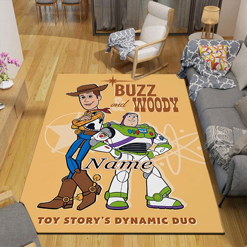 Custom 1Pc Buzz Lightyear Adventure Rug Office Carpet Indoor Outdoor Entrance Doormat Nonslip Soft And Comfortable Living Room D916330