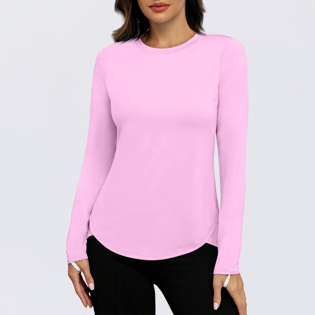 Женская рубашка Sunblock Ice Silk с длинным рукавом Upf 50+, легкая быстросохнущая футболка для походов