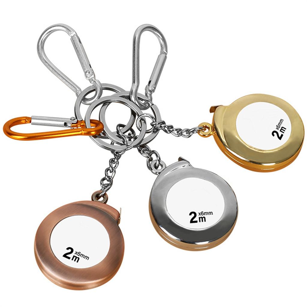 Маленький брелок-рулетка Мини-рулетка Выдвижная 6 футов 2 м Карманная рулетка с четкой разметкой для дома