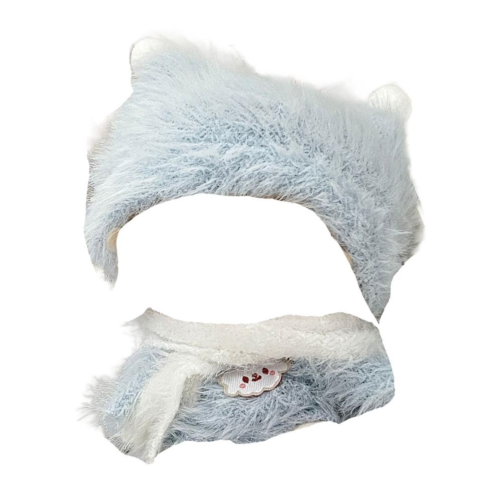 Шляпа Одежда для куклы Наряд Футболка Набор для переодевания куклы Одежда для хлопковой куклы 10 см Детский подарок