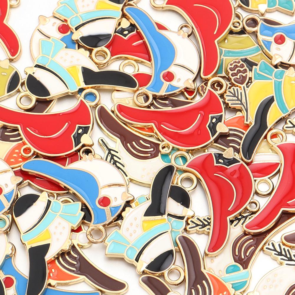 10pcs/Lot Alloy Pendant Different Sizes Of Bird Shapes Pendant For Earring Necklace Bracelet Jewelry Making Accessories Pendant