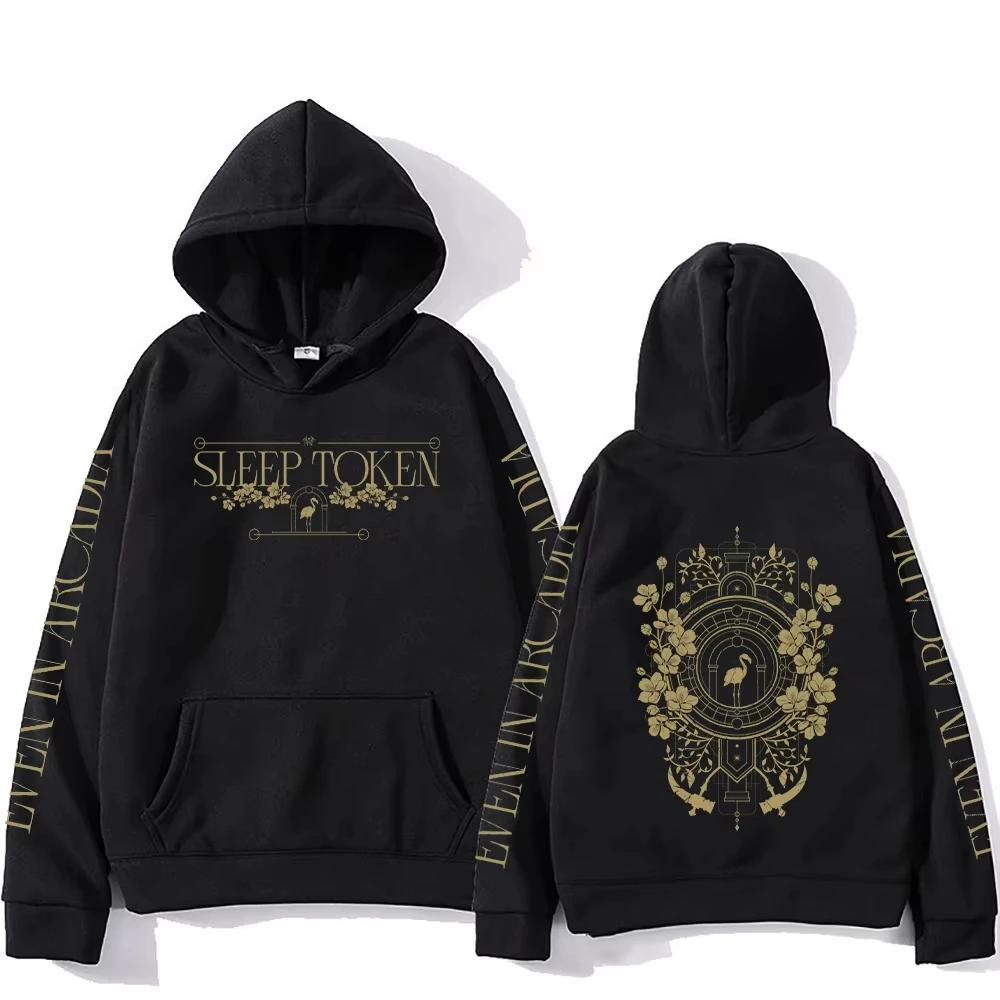 SleepToken Metal Band Hoodies Unisex Men's Women Fans Sweatshirt Fashion Groove Metal Aesthetic Streetwear Retro Loose-fit