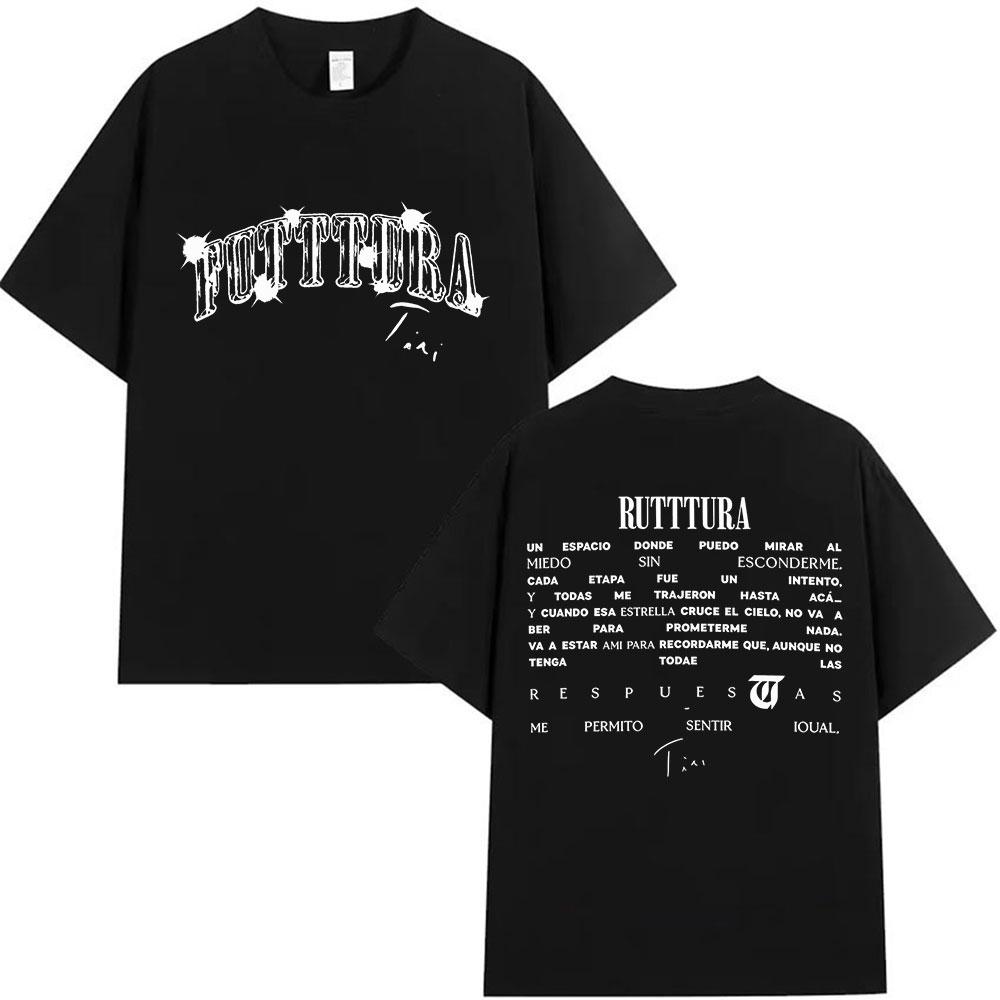 Singer TINI STOESSEL Futtura Tour New Album 2026 Graphic Tshirts Men Women Fashion Harajuku Short Sleeve Cotton Tees streetwear