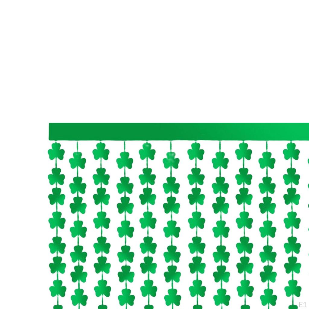 Шемрок из фольги с бахромой из трилистника, украшения для штор на день Святого Патрика для праздничного декора