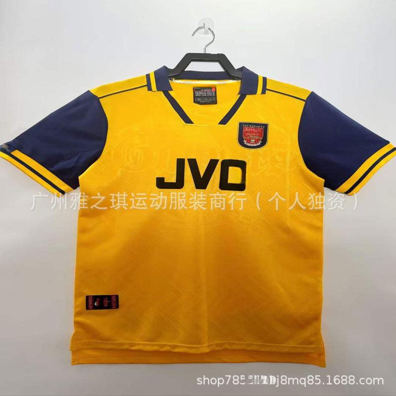 Retro series jersey No. 14 Henry Bergkamp short-sleeved sports football jersey, one piece wholesale.