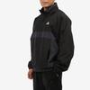 Adidas Sport Warm-Up Jacket With Full Zip Stand Collar And Hood Men Jackets Black H39324