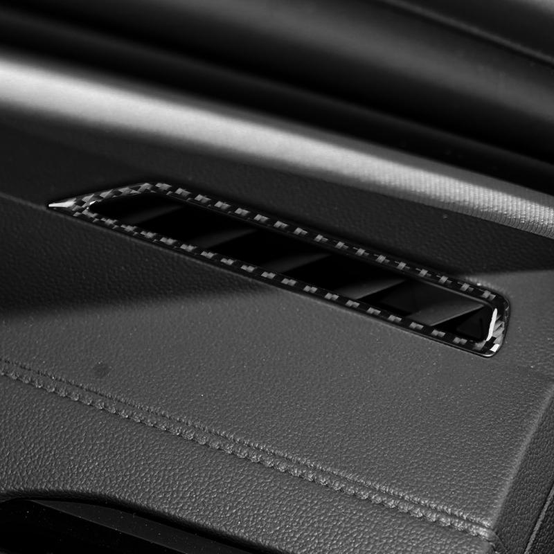 For Volkswagen Jetta - Real Carbon Fiber Sticker trument defogging vent panel Cover Car ide decorative Accessories