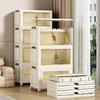 Foldable Storage Cabinet with Drawers