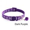 Cat Dog Universal Collar Adjustable footprint Pet Collar with Bell and PP Material Separator Reflecting Safety Bucket Solid Safe