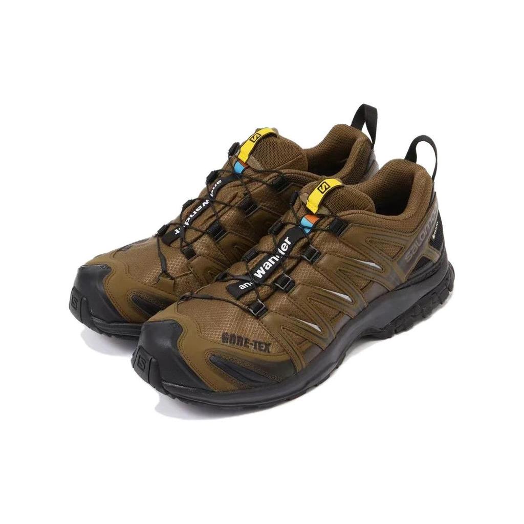 And Wander x SALOMON XA PRO 3D Slip Resistant Low top Outdoor Shoes Men's Brown 474121