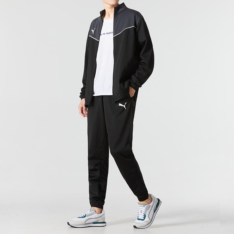 Puma Мужские спортивные костюмы Individual Rise Woven Tracksuit Черный 657534-03
