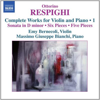 CD ОТТОРИНО РЕСПИГИ, ЭМИ БЕРНЕКОЛИ, М - Полное собрание сочинений для скрипки и фортепиано, 8573129 Naxos 2014 Германия ObiClassical Б/У