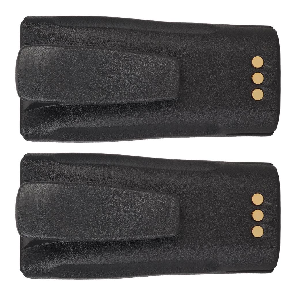 2 шт. Рация Литий-ионный аккумулятор 2600 мАч 7,4 В Аккумулятор для двухсторонней радиосвязи с клипсой для ремня для Motorola CP040 CP150 CP200 CP380