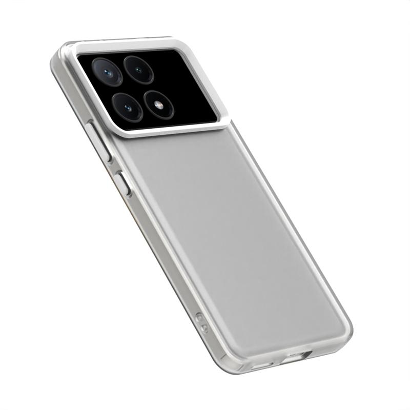 Матовый прозрачный чехол для Xiaomi POCO X6 Pro Чехол Силиконовый Матовый Простой ТПУ POCO X6 Pro Защитный Чехол для телефона POCO X6 Pro