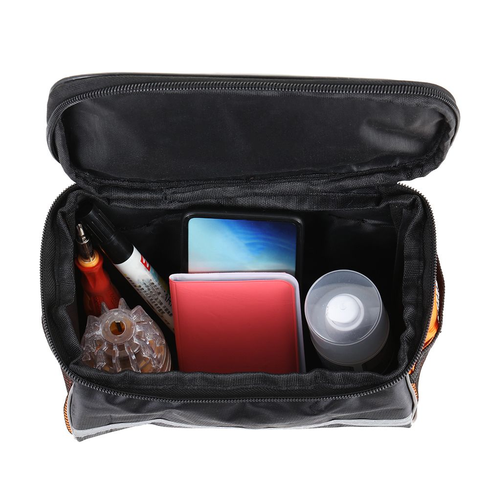 Sports Reflective Bike Pouch Bike Handlebar Bag Front Tube Basket Bicycle Bag Pannier