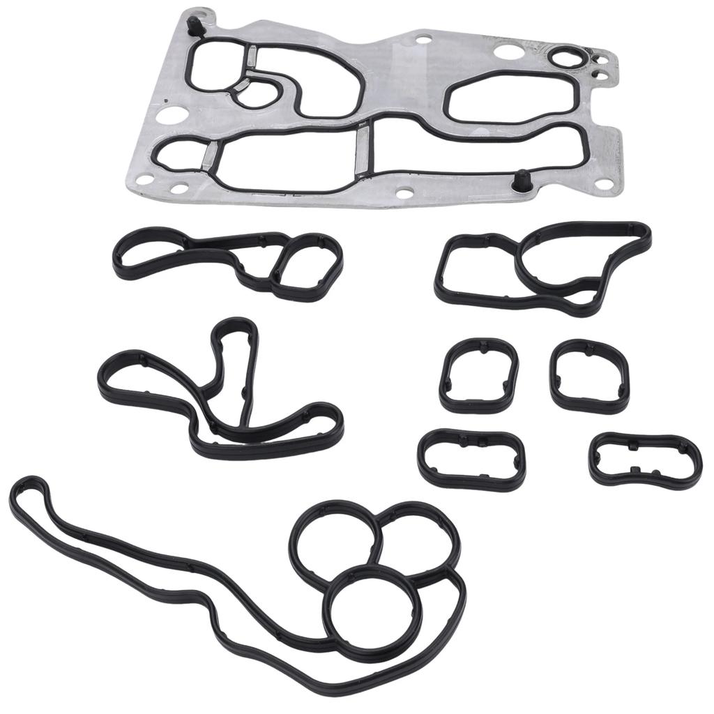 Car Oil Cooler Gasket Seal Kit For F50 E90 F30 E91 F10 F11 X1 X3 X4 X6 N47 N57 11428516396 Oil Cooler Gasket Seal Accessories