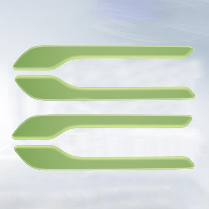 4 шт. защитная пленка для дверной ручки Tesla Model Y 3 из АБС-материала с карбоновым покрытием, цветная крышка дверной ручки, модель Y 3, аксессуары