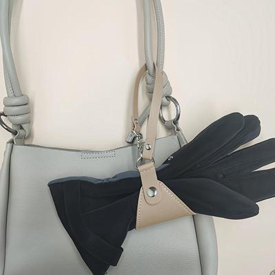 2 ШТ. Клипса для соломенной шляпы для путешествий на открытом воздухе, Портативная клипса для шарфа, Винтажная клипса-держатель для перчаток из ПУ кожи со шнурком для сумок, Пляжные женские аксессуары для хранения