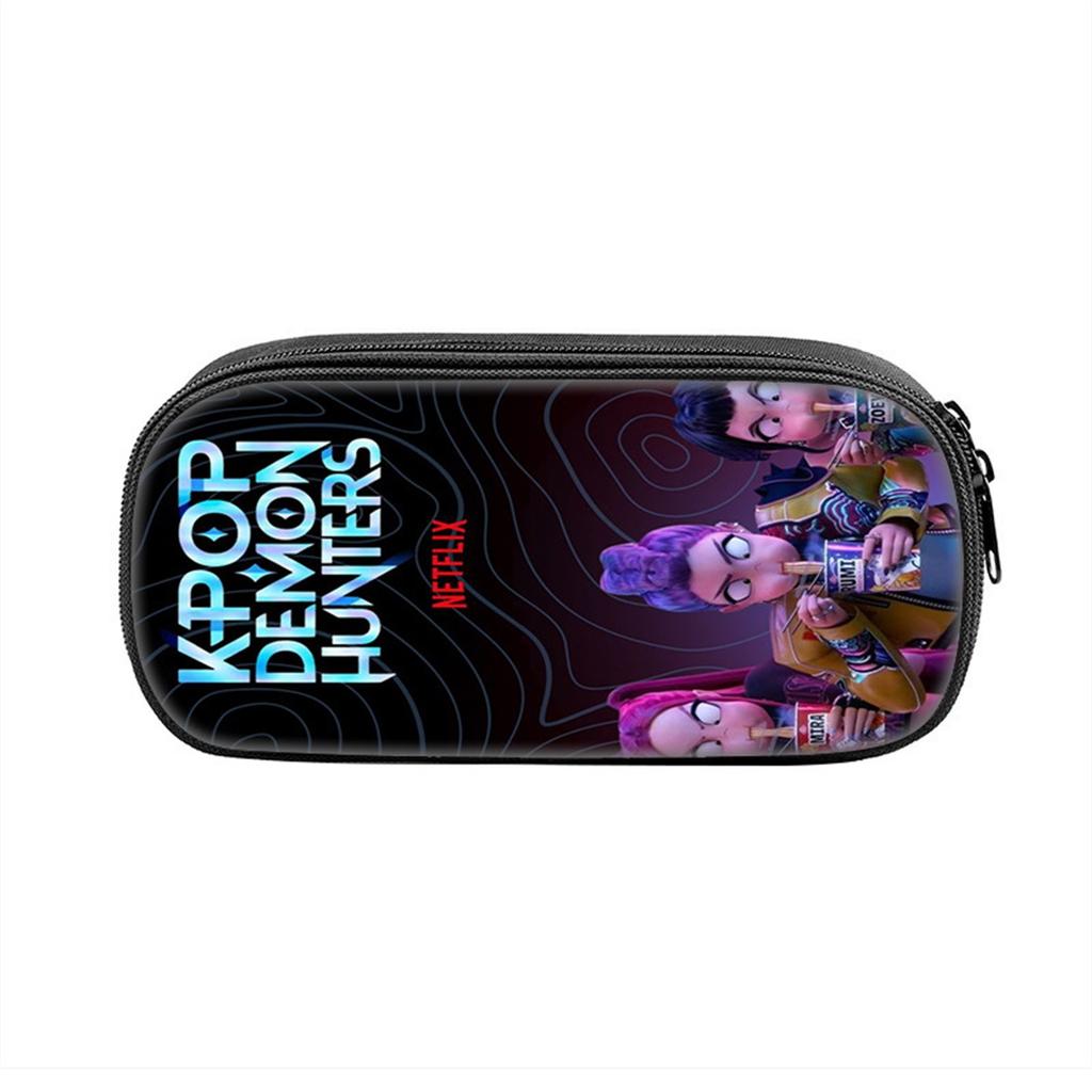 Печатный пенал для канцелярских принадлежностей с принтом ведьм для девочек, для учеников начальной и средней школы