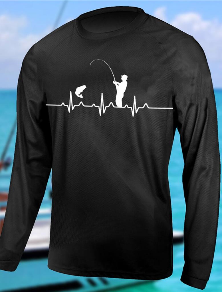 Мужская рубашка для рыбалки, уличная рубашка с длинными рукавами и защитой от ультрафиолета, дышащие, быстросохнущие, легкие, впитывающие пот топы, весна-лето, рыбалка