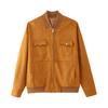 Autumn Women's Solid Color Fashion Casual Jacket Loose Work Style Baseball Jacket