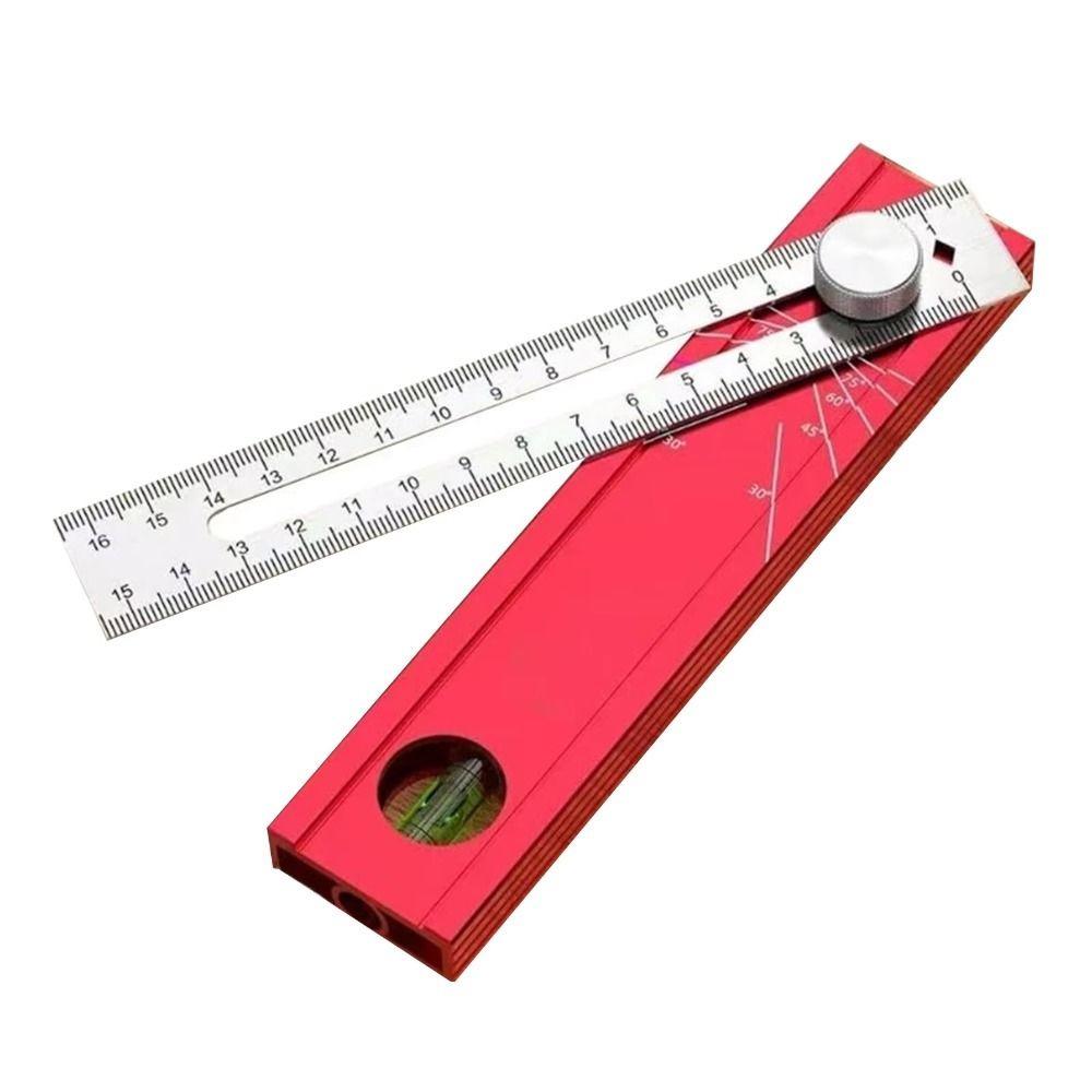 Foldable Marking Protractor Multi-Function Gauge Tool Folding Ruler Carpenter DIY
