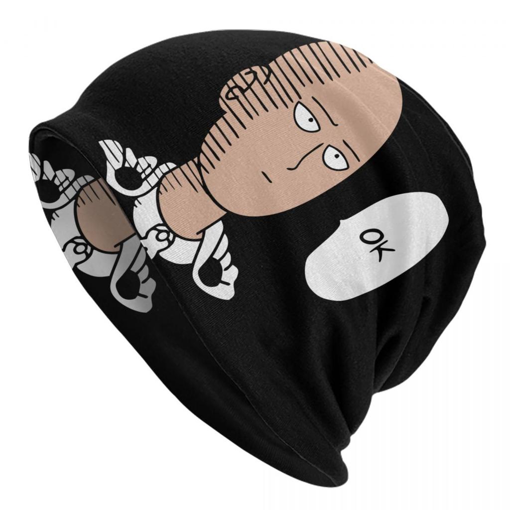 One Punch Man Сайтама Спортивный Капот Шапки Хип-Хоп Вязаная Шапка Для Женщин Унисекс Осень Зима Теплая Япония Аниме Манга Черепа Шапочки Шапки Шапки