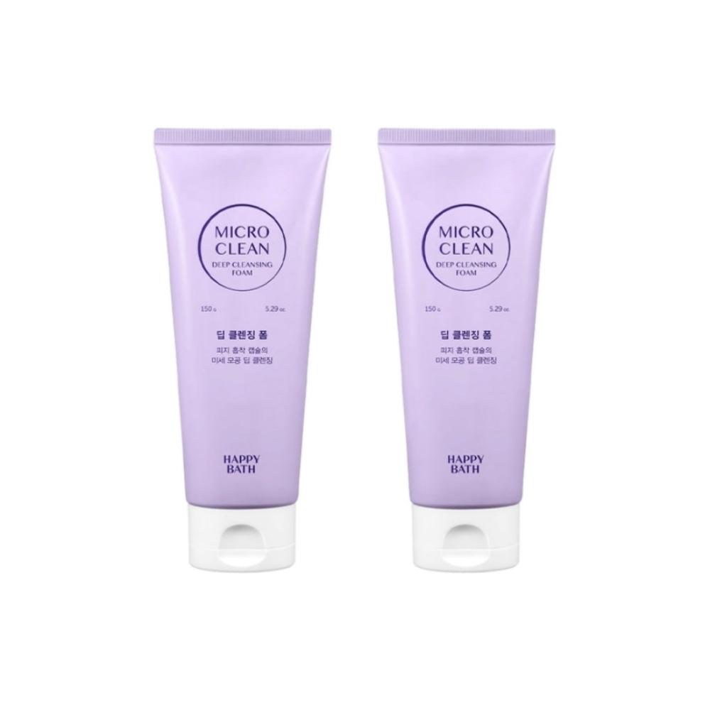 Пена для глубокого очищения Happy Bath Micro Clean 150 г*1 шт/2 шт/3 шт/4 шт