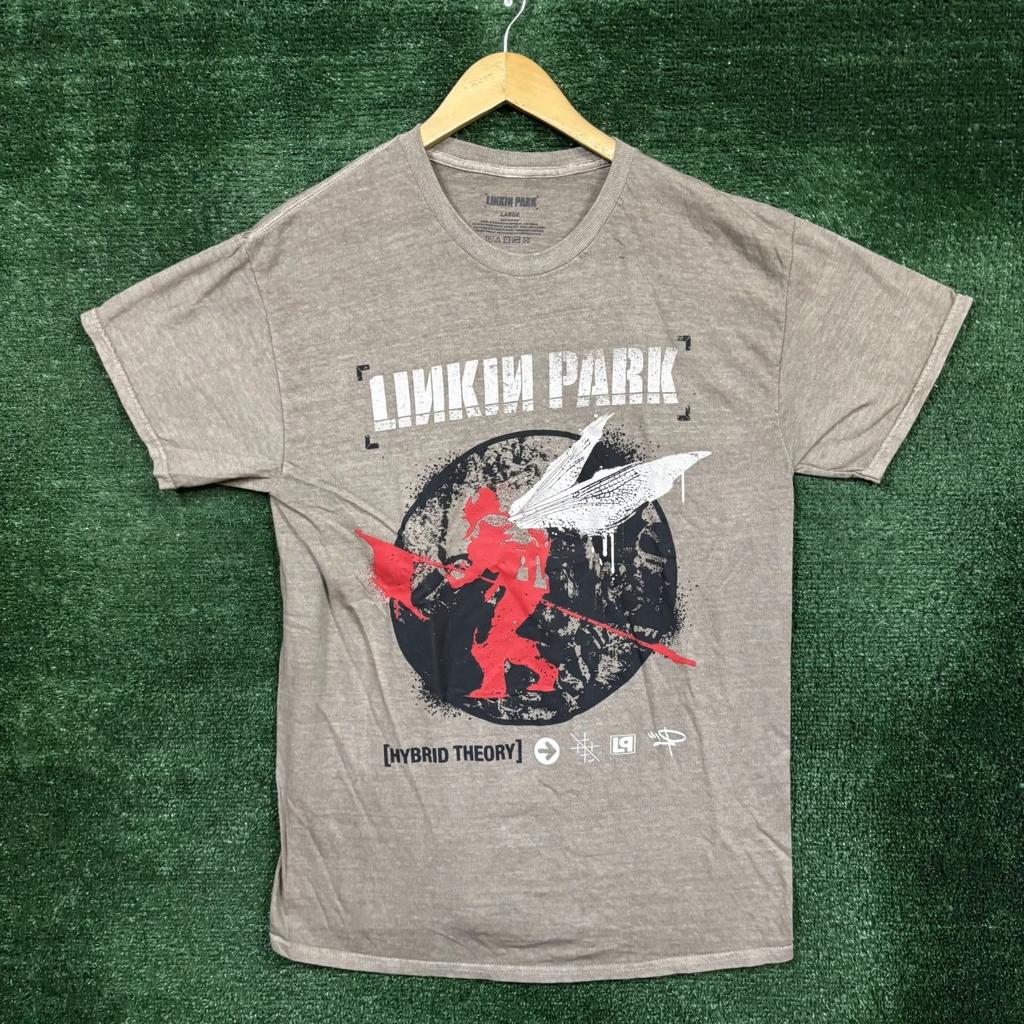 Linkin Park Hybrid Theory Album Cover Nu Metal Rock T-shirt Tops Tees Unisex Large