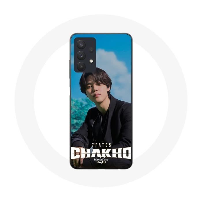 Coque - MANIACASE - Samsung Galaxy A32 5G - Souple - Motif BTS Jimin Haru - Couleur Blanc